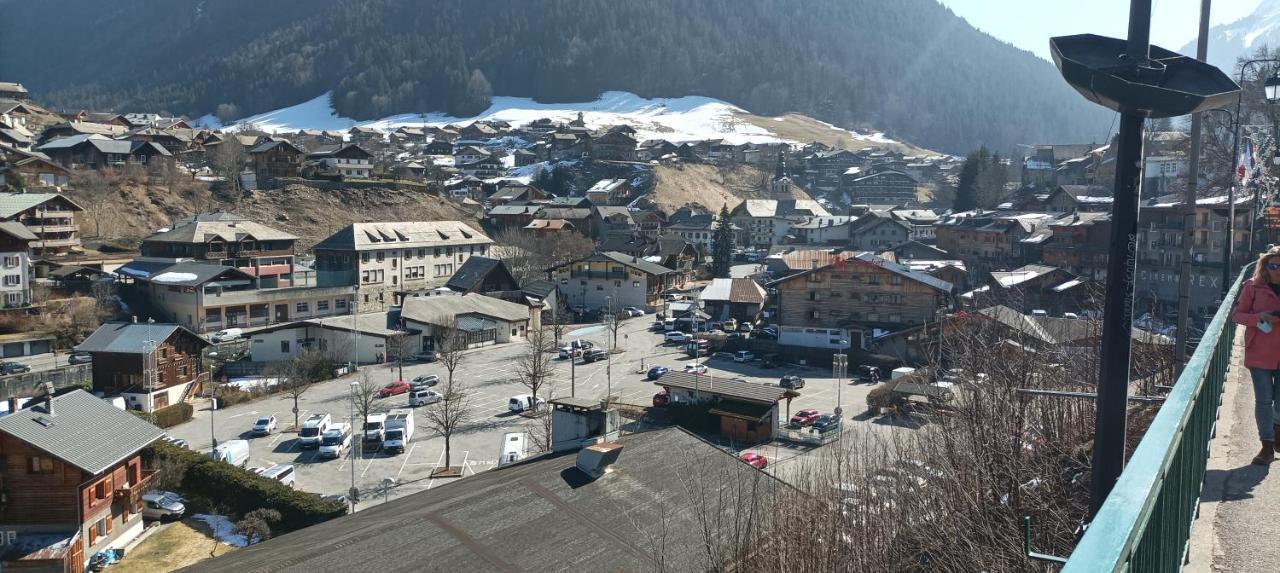 Bellevue résidence- Studio piscine, Porte du soleil Morgins Esterno foto