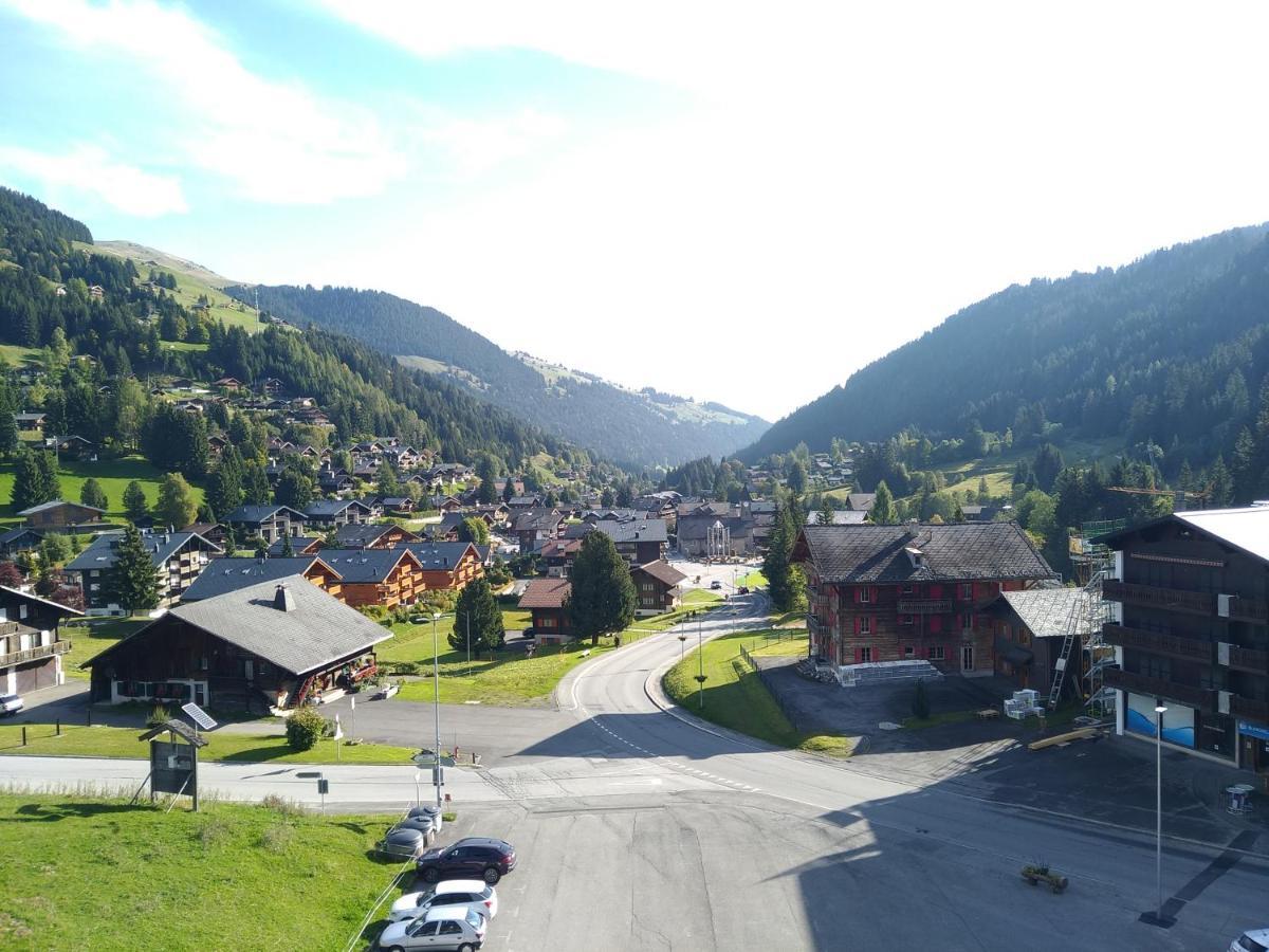 Bellevue résidence- Studio piscine, Porte du soleil Morgins Esterno foto